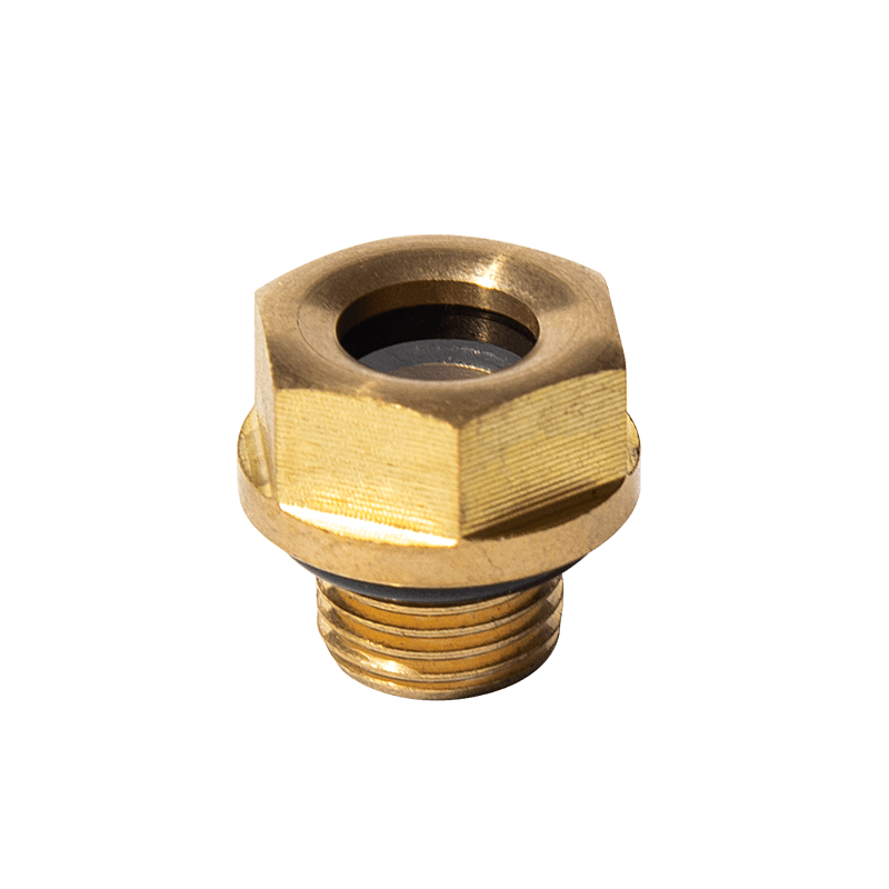 Brass Oil Level Sight Glass