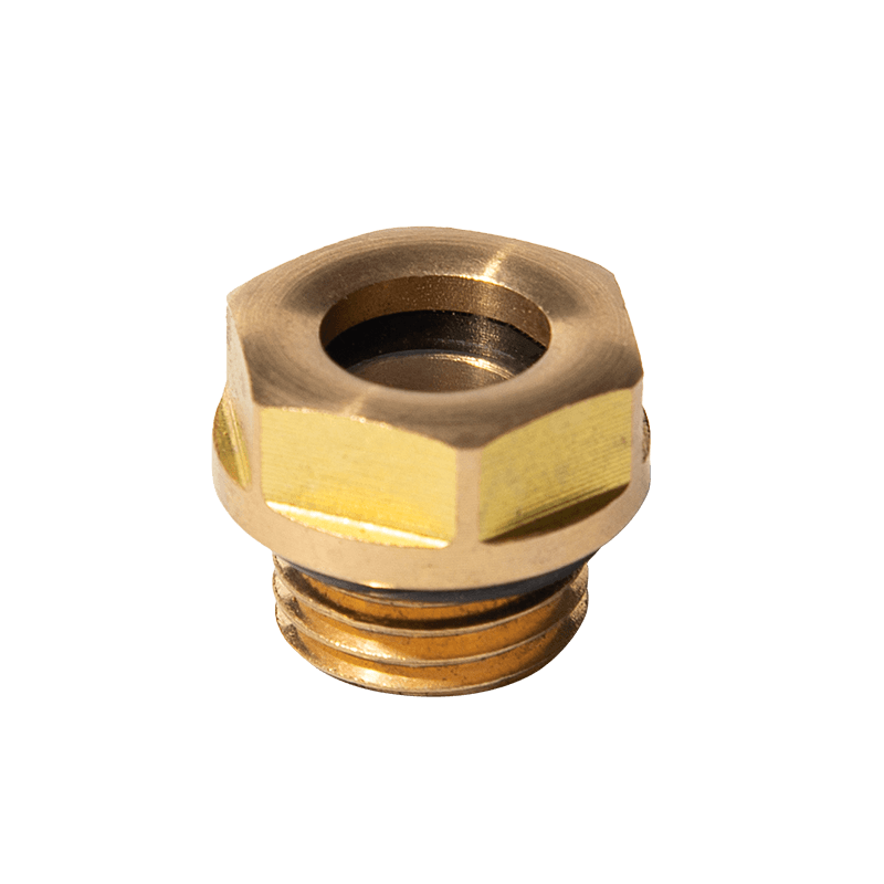 Brass Oil Level Sight Glass