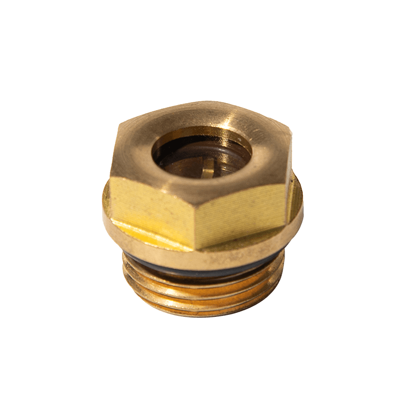 Brass Oil Level Sight Glass